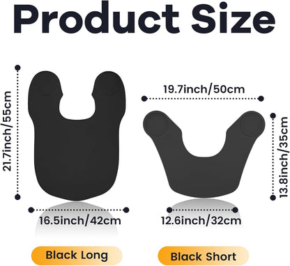 Silicone Hair Cutting Collar, Non-slip Hair Cutting Mat Haircut Cape Catcher Neck Wrap Guard Neck Fitting Accessories