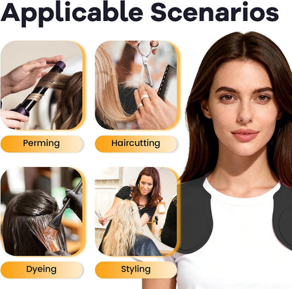 Silicone Hair Cutting Collar, Non-slip Hair Cutting Mat Haircut Cape Catcher Neck Wrap Guard Neck Fitting Accessories