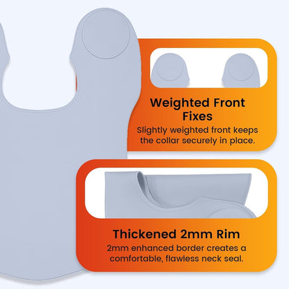 Silicone Hair Cutting Collar, Non-slip Hair Cutting Mat Haircut Cape Catcher Neck Wrap Guard Neck Fitting Accessories