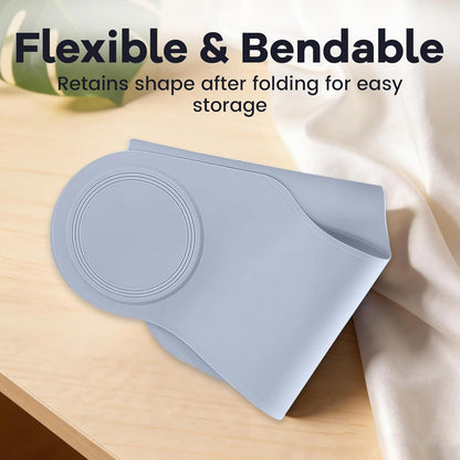 Silicone Hair Cutting Collar, Non-slip Hair Cutting Mat Haircut Cape Catcher Neck Wrap Guard Neck Fitting Accessories