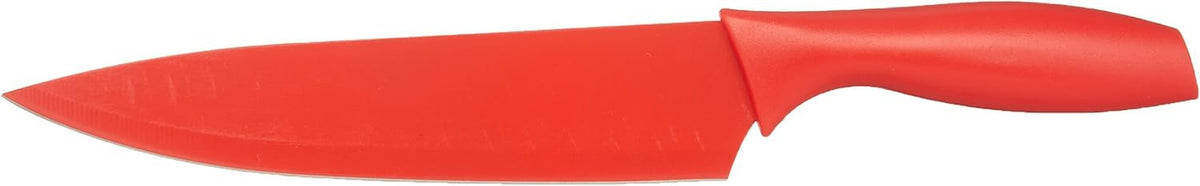 Color-Coded Dishwasher Safe Kitchen Knife Set, 12-Piece with Ergonomic Handles, Non-stick Sharp Blades, 6 Knives with 6 Blade Guards, Multicolor, 13.88 x 4.13 x 1.38 inch