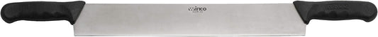 KCP-15 15" Cheese Knife With Double Black Polypropylene Handles-KCP-15