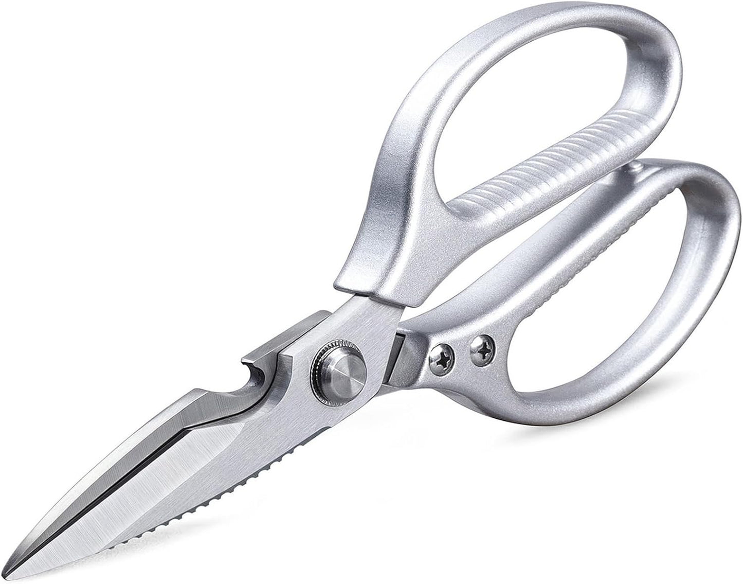 Kitchen Scissors All Purpose for Food, Heavy Duty 8.46'' Large Kitchen Shears for Cutting Vegetable, Poultry, Meat, Herb, Stainless Steel Sharp Blade, Dishwasher Safe