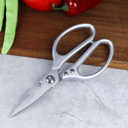 Kitchen Scissors All Purpose for Food, Heavy Duty 8.46'' Large Kitchen Shears for Cutting Vegetable, Poultry, Meat, Herb, Stainless Steel Sharp Blade, Dishwasher Safe