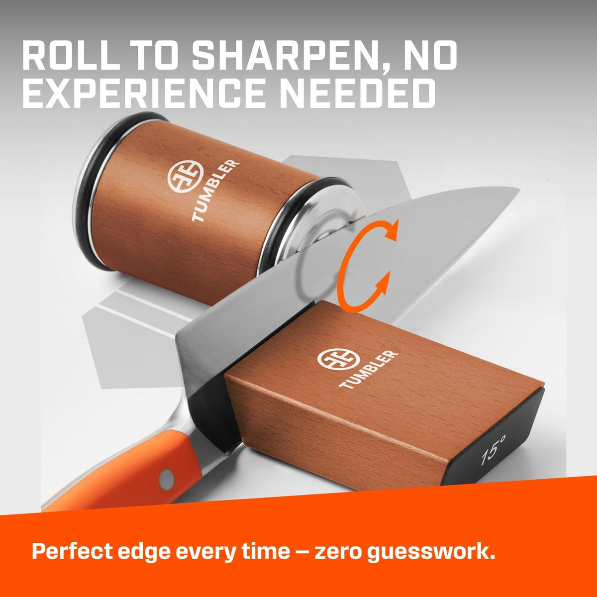Rolling Knife Sharpener Starter Set - Knife Sharpening Made Easy - Complete Gift Set