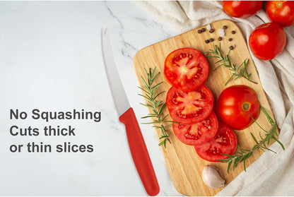 Kitchen Serrated Tomato Knife, German Steel Blade