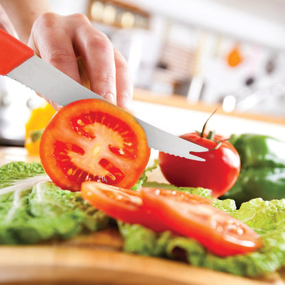 Kitchen Serrated Tomato Knife, German Steel Blade
