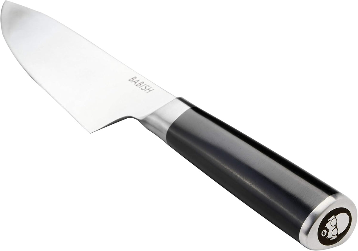 8-Inch Chef Knife – High-Carbon 1.4116 German Steel Kitchen Knife with Light Pakka Wood Handle, Full-Tang Razor Sharp Chef’s Blade for Chopping, Slicing, Dicing & Everyday Prep