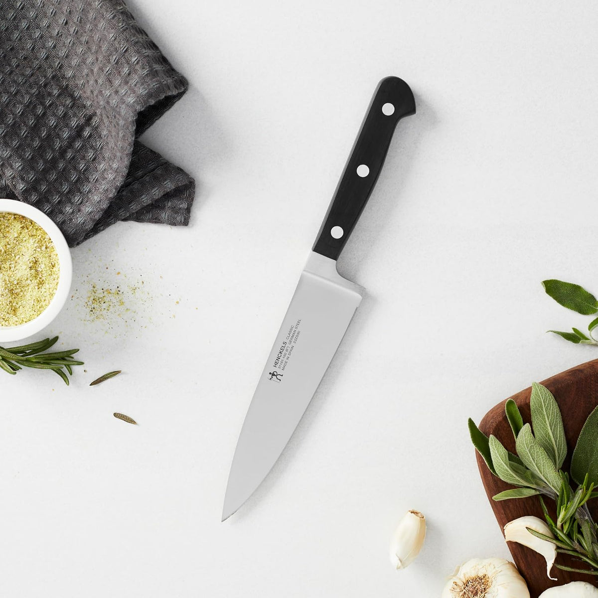 Classic Razor-Sharp 6-inch Chef Knife, German Engineered Informed by 100+ Years of Mastery