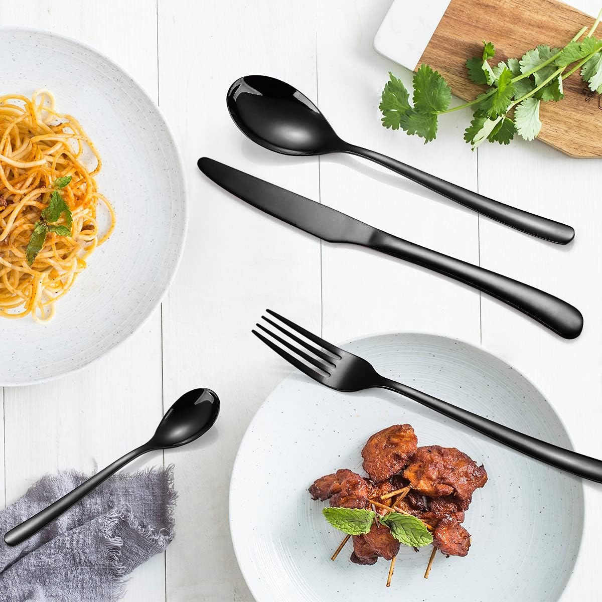 6 Pieces 18/8 Stainless Steel Flatware Set Portable Reusable Cutlery Set Travel Utensils Set Including Chopsticks Knife Fork Spoon Straws Cleaning Brush Dishwasher Safe (Rose Gold)