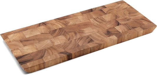 Bowery End Grain Cheese and Charcuterie Board, One Size, Acacia Wood