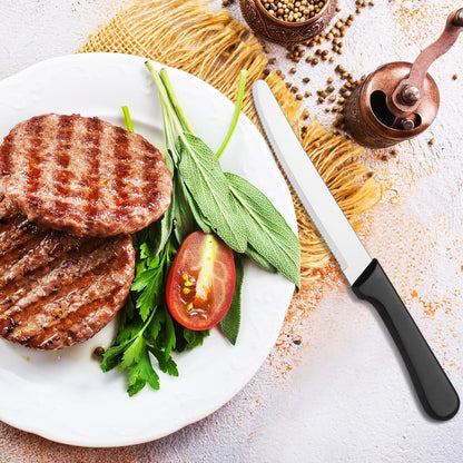 150 Pcs 8.39 Inch Steak Knife Sets Stainless Steel Serrated Edge
