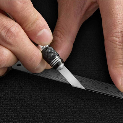 Exacto Knife Set, Xacto Knife with 13 Exacto Knife Blades SK5 Craft Knife and Hobby Knife for Crafts, Arts, Modeling, Scrapbooking, Includes 1 Handle and Storage Case HT0109