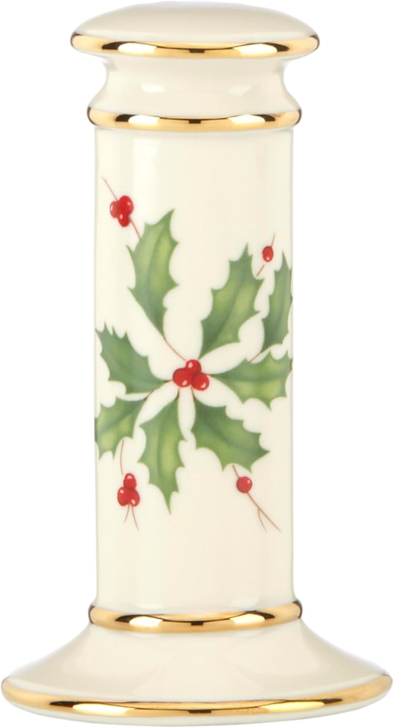 Serveware, Hosting The Holidays Cheese Plate & Knife Set, Service for 1, Ivory Porcelain, Dishwasher Safe, 6.75 Inch Diameter, Christmas Decorations, Christmas Decor (White/Green/Red, 2 Pieces)