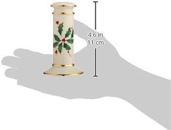 Serveware, Hosting The Holidays Cheese Plate & Knife Set, Service for 1, Ivory Porcelain, Dishwasher Safe, 6.75 Inch Diameter, Christmas Decorations, Christmas Decor (White/Green/Red, 2 Pieces)