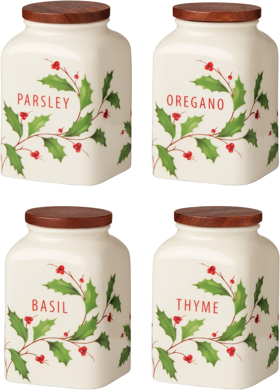Serveware, Hosting The Holidays Cheese Plate & Knife Set, Service for 1, Ivory Porcelain, Dishwasher Safe, 6.75 Inch Diameter, Christmas Decorations, Christmas Decor (White/Green/Red, 2 Pieces)
