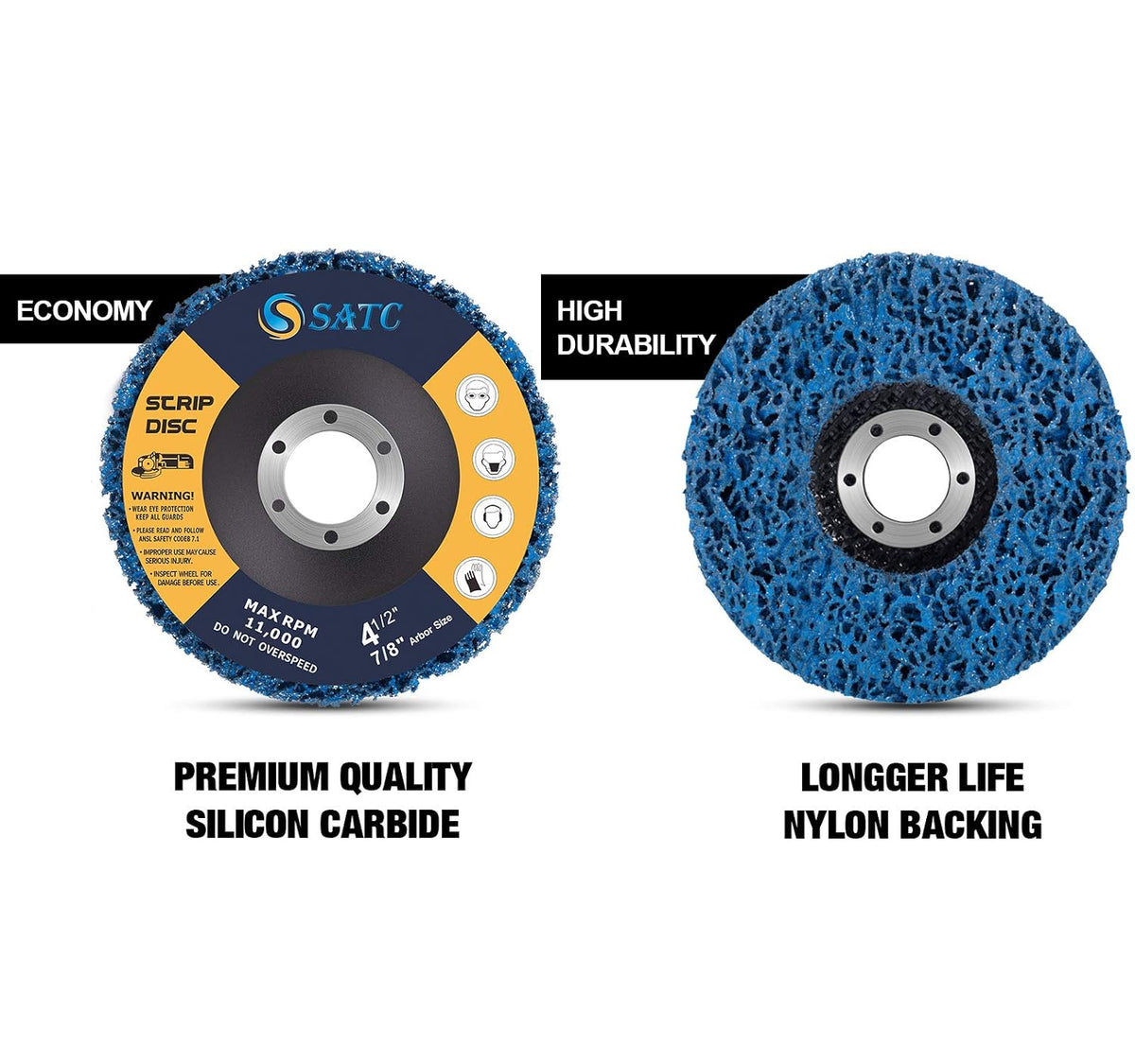 Stripping Discs 4-1/2" x 7/8" Rust Remover Wheel Remove Paint 5PCS Bule Strip Discs Oxidation Poly Strip Wheel Disc Abrasive Angle Grinding Wheel