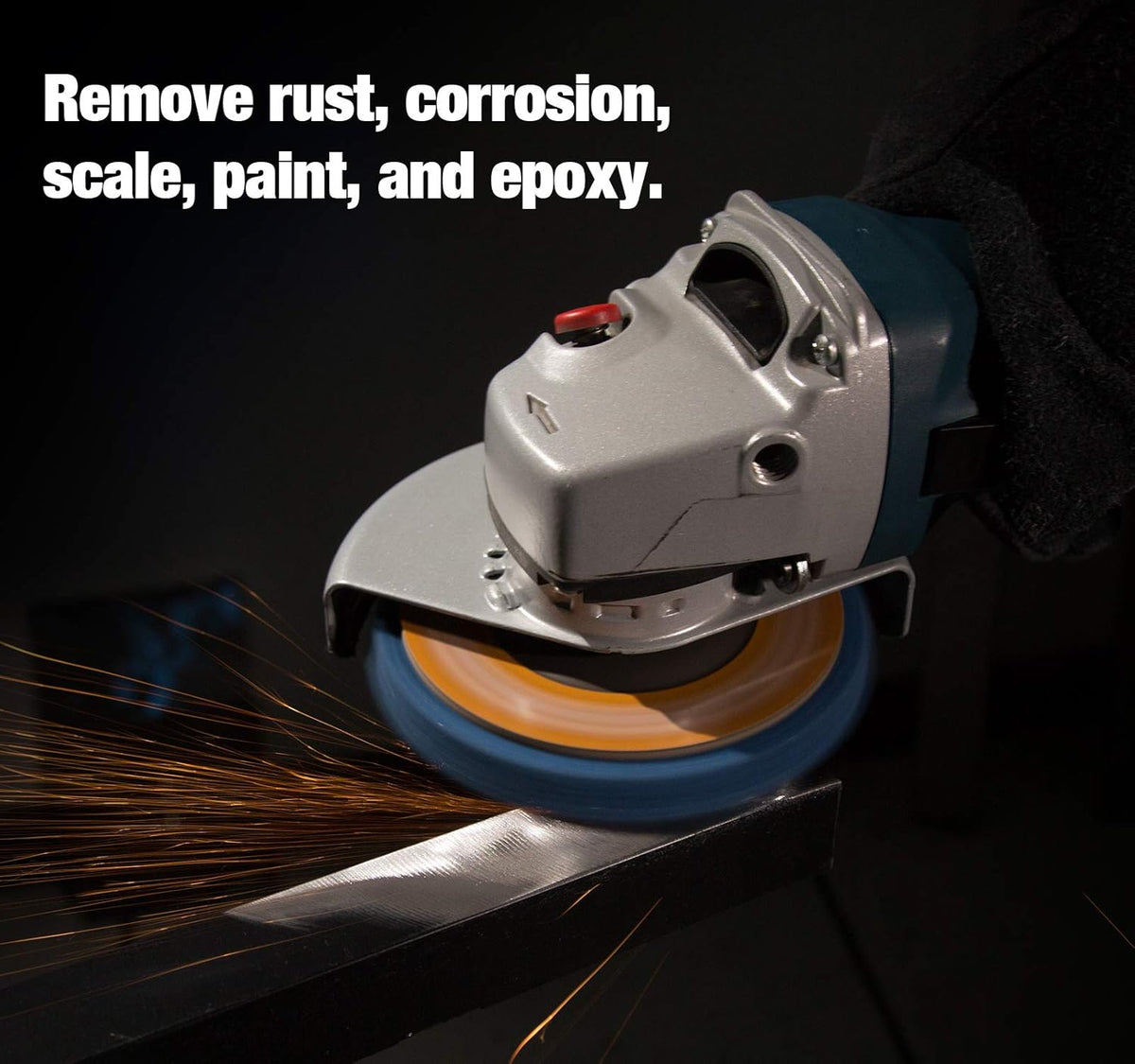 Stripping Discs 4-1/2" x 7/8" Rust Remover Wheel Remove Paint 5PCS Bule Strip Discs Oxidation Poly Strip Wheel Disc Abrasive Angle Grinding Wheel