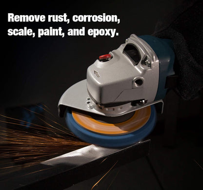 Stripping Discs 4-1/2" x 7/8" Rust Remover Wheel Remove Paint 5PCS Bule Strip Discs Oxidation Poly Strip Wheel Disc Abrasive Angle Grinding Wheel