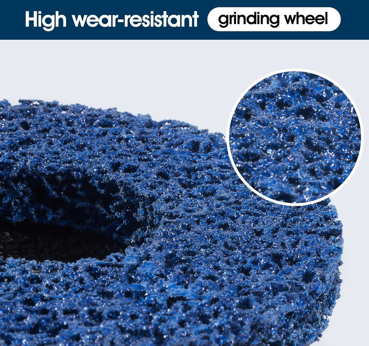 Stripping Discs 4-1/2" x 7/8" Rust Remover Wheel Remove Paint 5PCS Bule Strip Discs Oxidation Poly Strip Wheel Disc Abrasive Angle Grinding Wheel