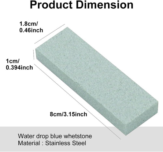 1PCS Pocket Sharpening Stone, Mini Pocket Knife Sharpener Stone Diamond Whetstone Stone Silicon Carbide Coarse Sharpening Stone Tool for Scissors Knives Outdoor Kitchen (3.15 x 0.46 x 0.39inch)