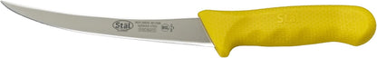 6" Yellow Plastic Boning Knife with Handle