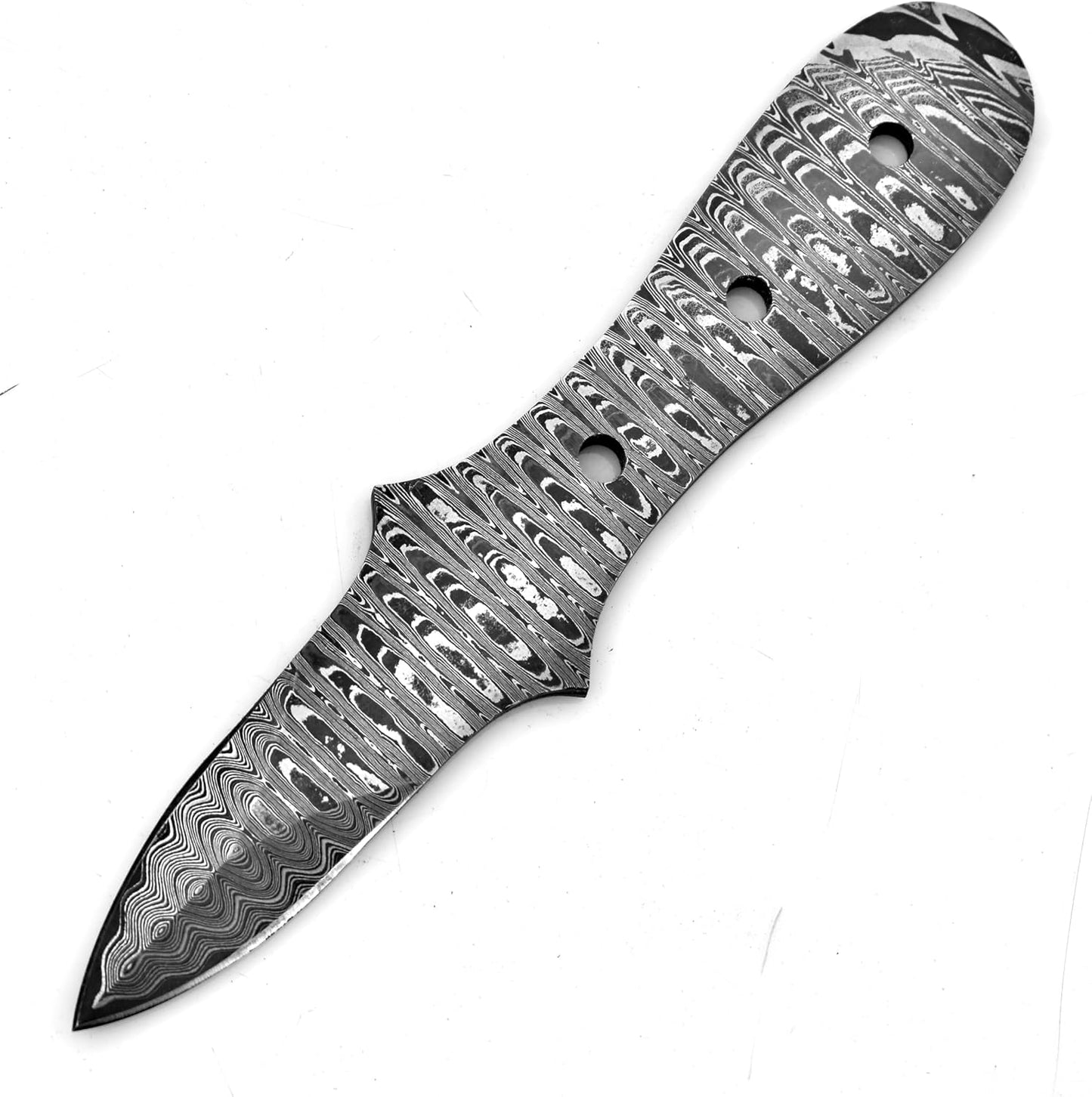 7 Inch Oyster Knife Blank Blade for Knife Making, Stainless Steel, Full Tang, Customizable Handle, Ready to Shuck Oysters
