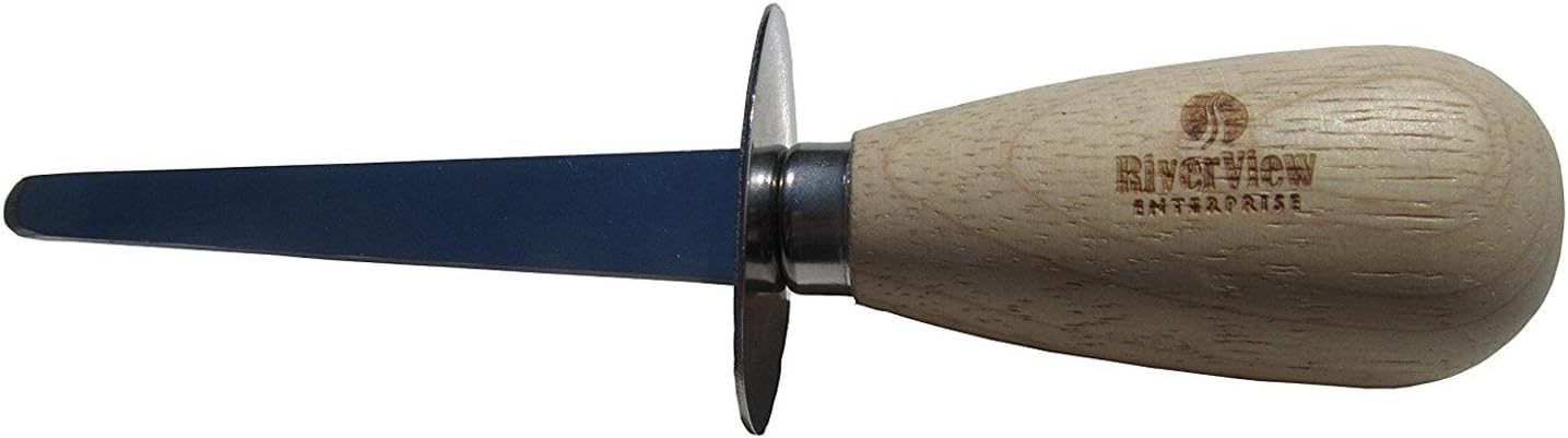 Original Chesapeake Bay Oyster Knife - Shucking Clam/Shellfish Opener - Stainless Steel - Seafood Knife