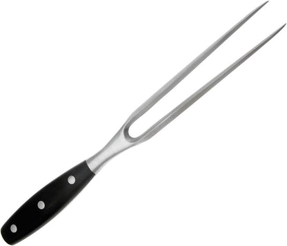 Carving Fork, Meat Fork, 12 Inch Cooking Fork, Stainless Steel BBQ Fork, Long Metal Chef Pro Kitchen Forks for Barbecue, Serving, Cooking, Grilling, Roasting