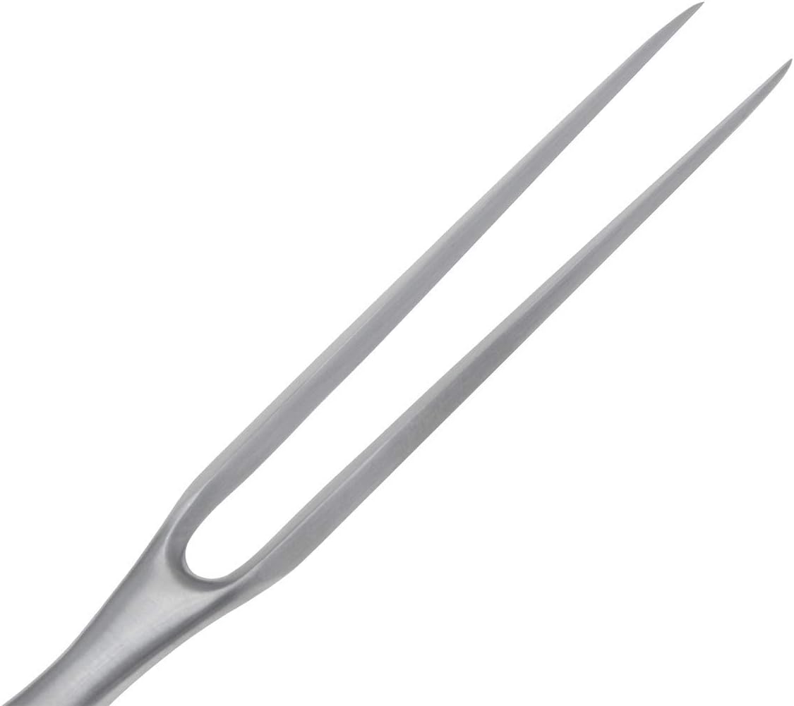 Carving Fork, Meat Fork, 12 Inch Cooking Fork, Stainless Steel BBQ Fork, Long Metal Chef Pro Kitchen Forks for Barbecue, Serving, Cooking, Grilling, Roasting