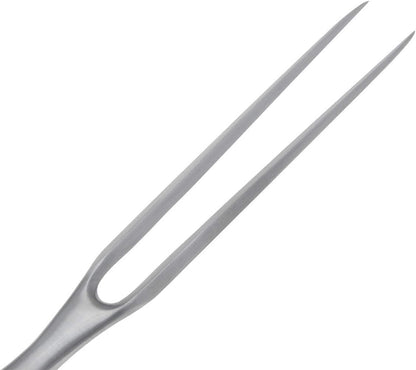 Carving Fork, Meat Fork, 12 Inch Cooking Fork, Stainless Steel BBQ Fork, Long Metal Chef Pro Kitchen Forks for Barbecue, Serving, Cooking, Grilling, Roasting