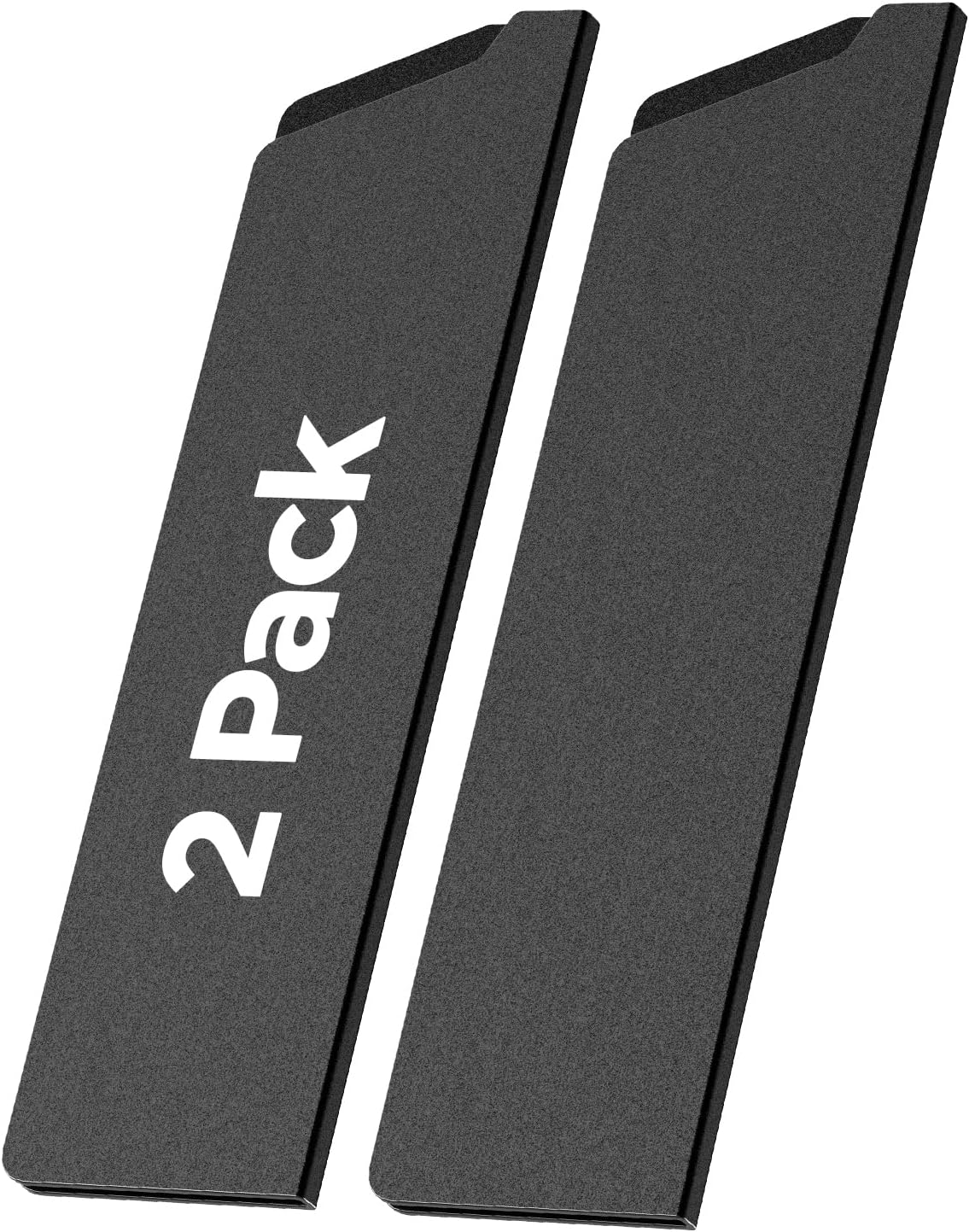 Knife Guard, 8 Inch x 2 Inch Knife Sheath 2Pack Durable Universal Fit Blade Edge Cover Knife Sleeves Protectors Guards for Chef Knives, Kitchen Knives Extra Strength, Black