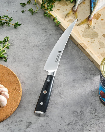 5.5" Serrated Utility Knife - German Steel Tomato Sandwich Knife
