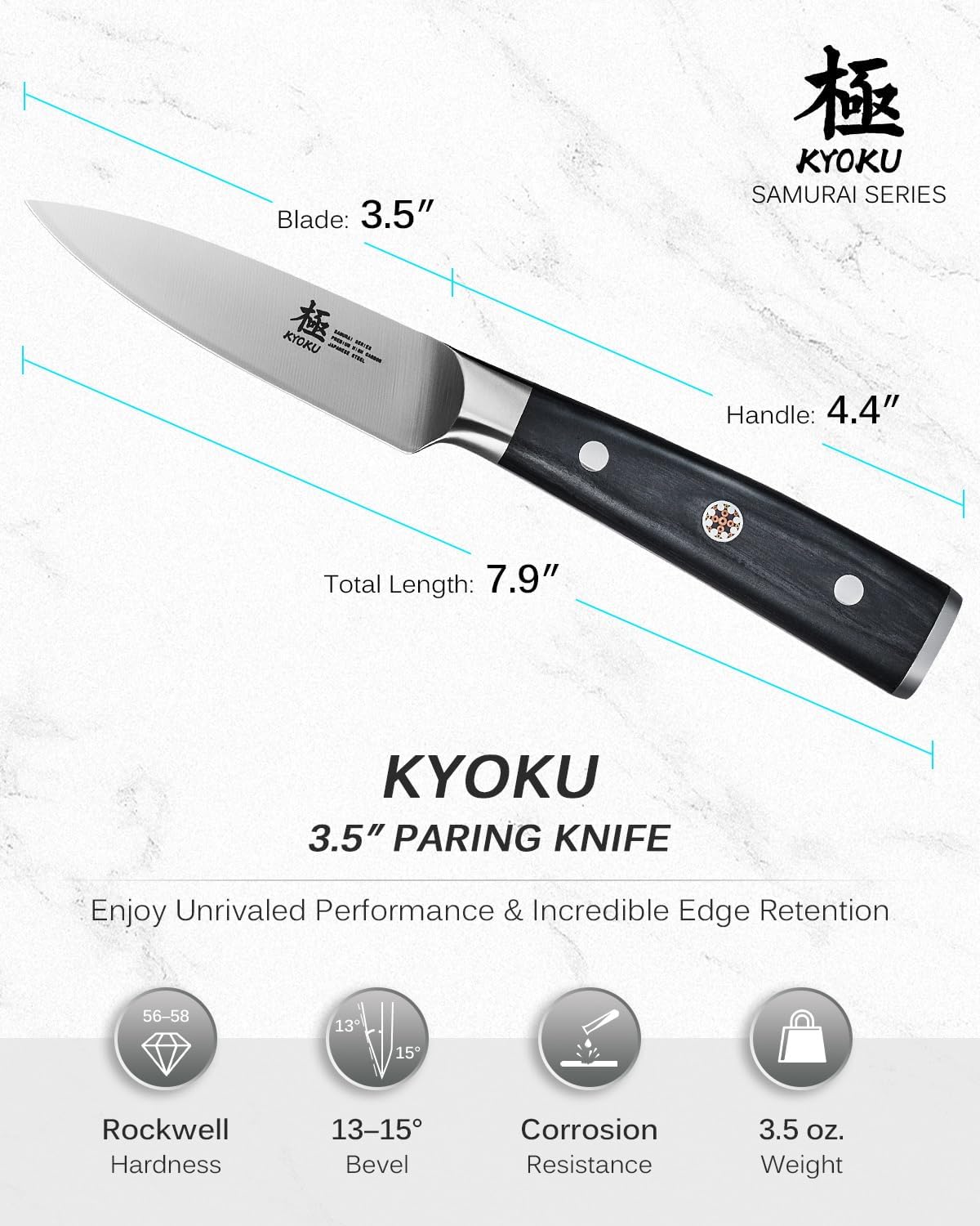 5.5" Serrated Utility Knife - German Steel Tomato Sandwich Knife