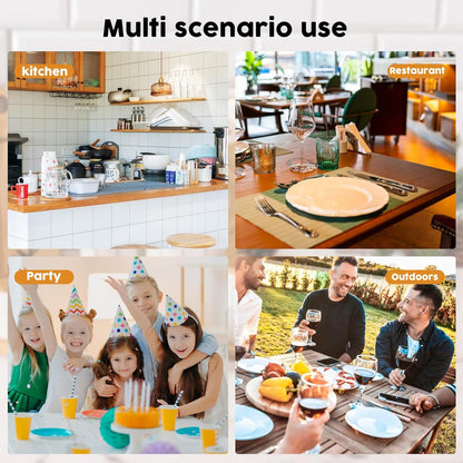 Cutlery Storage Organizer, Silverware Caddy with 3 Cavities Clear Silverware Holder Knife Fork and Spoon Organizer Tableware Storage Box for Kitchen Countertop Dining Room Home Office Desk Party Table