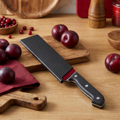 Knife Sheath 2 Pieces Knife Covers Universal Blade Protective Guards Non-Scratch Felt Lining Kitchen Knives Sheaths, 9 Inch 10 Inch
