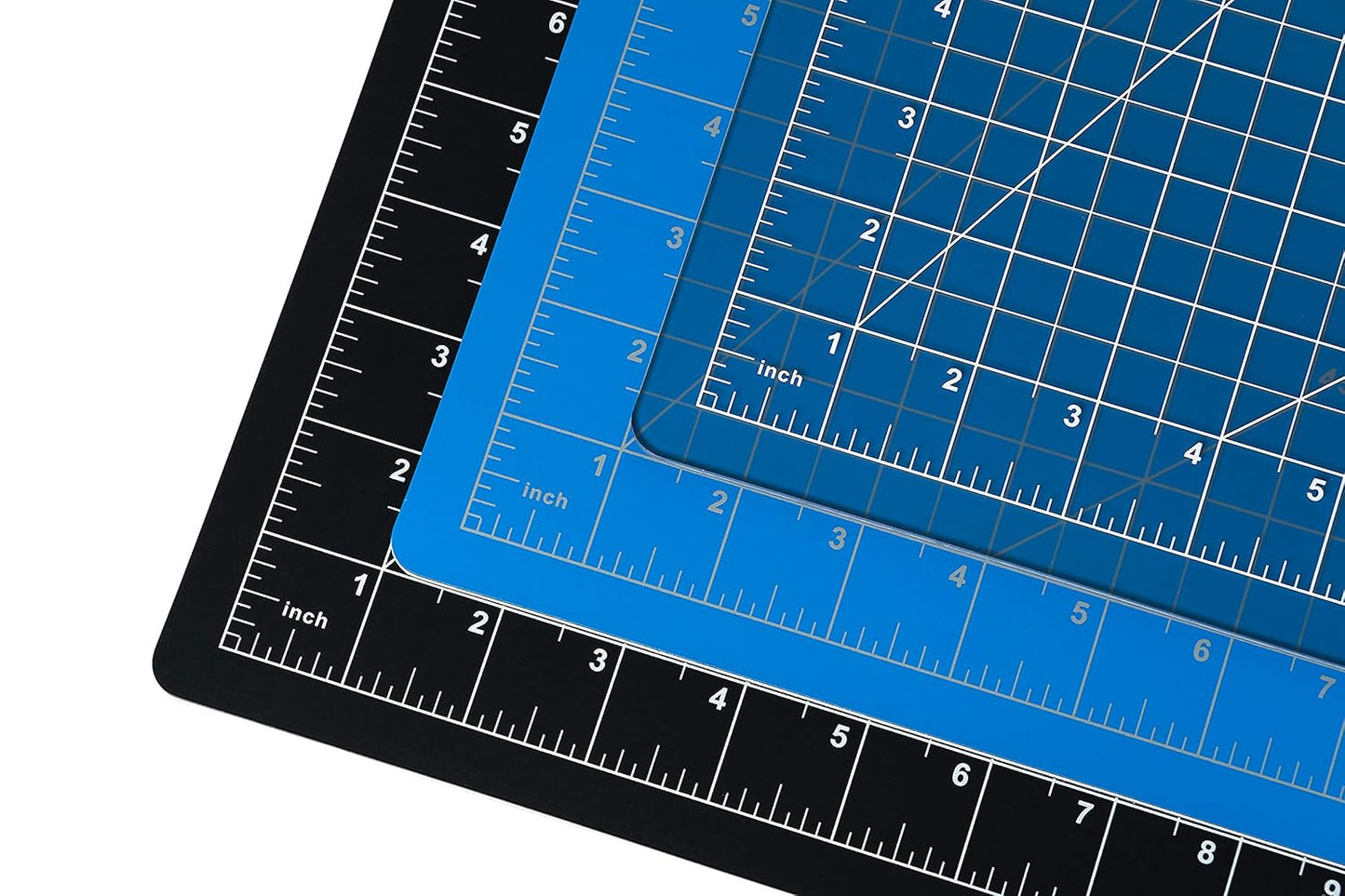 Vantage 10670 Premium Self-Healing Cutting Mat, 9"x12", 1/2" Grid, 5 Layers for Max Healing, Perfect for Crafts & Sewing, Black