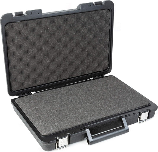 Universal Hard Carrying Case with Premium Kaizen Pick and Pluck Foam - Protects Electronics, Tools, Cameras and Testing Equipment, 17 x 12 x 3 In.