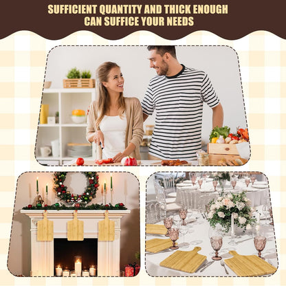 12 Pcs Bulk Wood Cutting Board with Handle Cutting Board for Laser Engraving, 11" x 5" Bamboo Serving Trays Charcuterie Trays for Customized Wedding Housewarming Mom Christmas Gift Party Favor