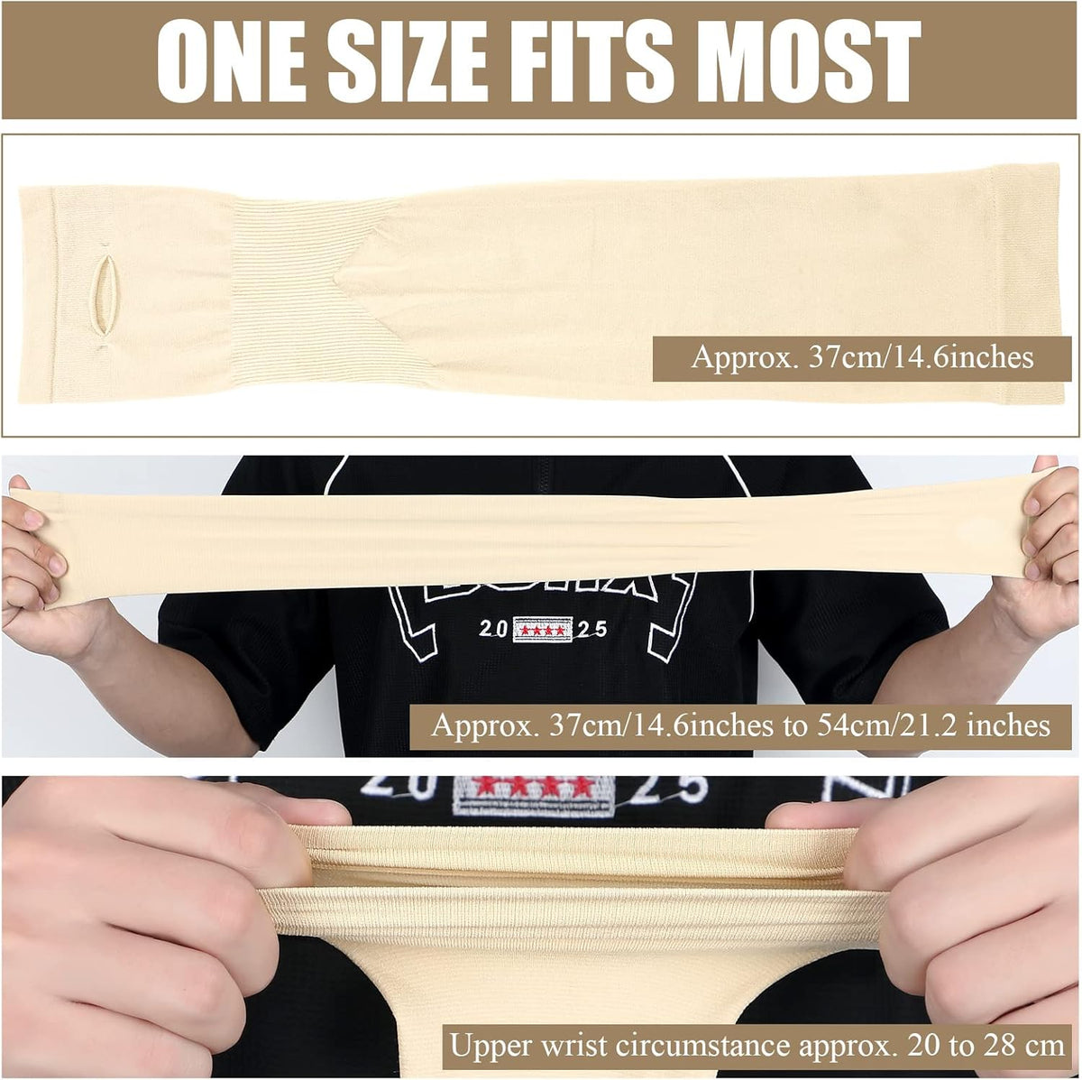 8 Pairs Elderly Skin Protector Sleeves Thin Skin Arm Sleeve Bruise Protective from Abrasions Tear Sun Exposure