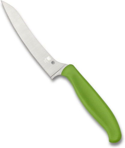 Z-Cut Kitchen Knife, SpyderEdge | 8.62" Overall Length, 4.3" CTS BD1N Steel Blade, Black, Polypropylene Handle, Full-Flat Grind
