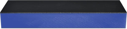 1 Micron 2"x6" Nanocloth Knife Strop (unloaded)-3/4" thick Acrylic, Premium Strop for Diamond Emulsions Blue