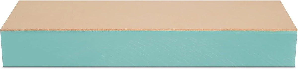 1 Micron 2"x6" Nanocloth Knife Strop (unloaded)-3/4" thick Acrylic, Premium Strop for Diamond Emulsions Blue