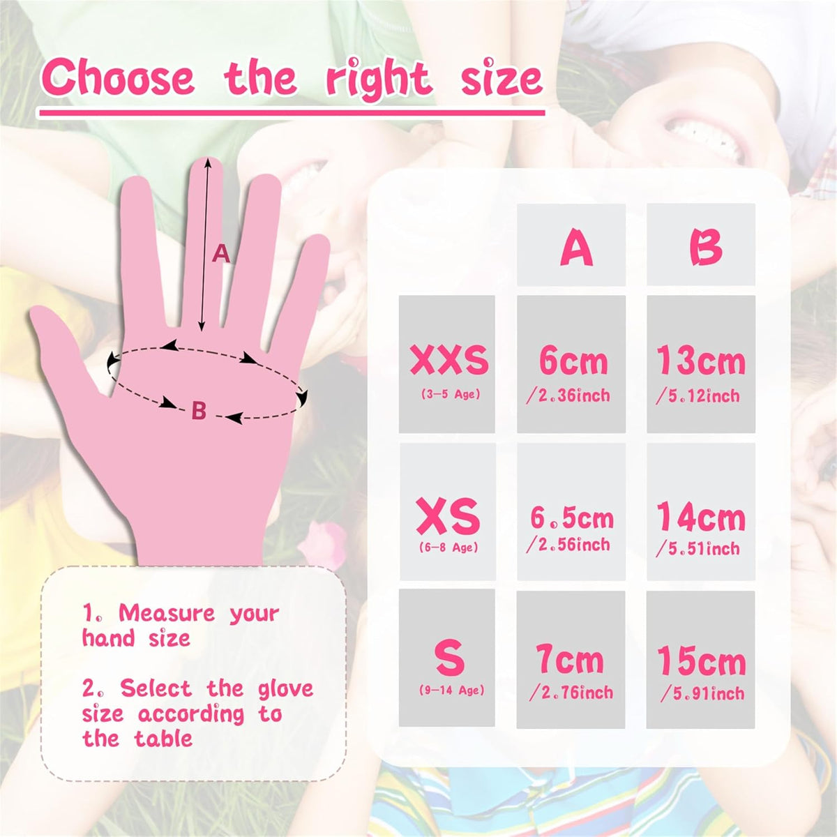 2 Pairs MINI-KIDDO ANSI A6 Kids Cut Resistant Gloves MN1917, Kids Fishing Gloves, Food Grade Cutting Glove for Cooking, Whittling, Wood Carving, Mandolin and DIY (XXS, 3–5 Years)