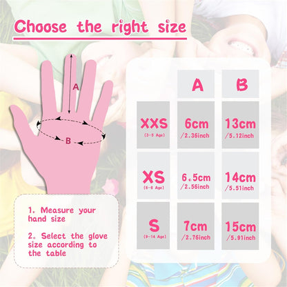 2 Pairs MINI-KIDDO ANSI A6 Kids Cut Resistant Gloves MN1917, Kids Fishing Gloves, Food Grade Cutting Glove for Cooking, Whittling, Wood Carving, Mandolin and DIY (XXS, 3–5 Years)