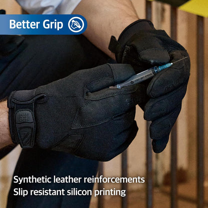 NP Series Needle Resistant Work Gloves, ANSI Cut A9, Puncture Proof