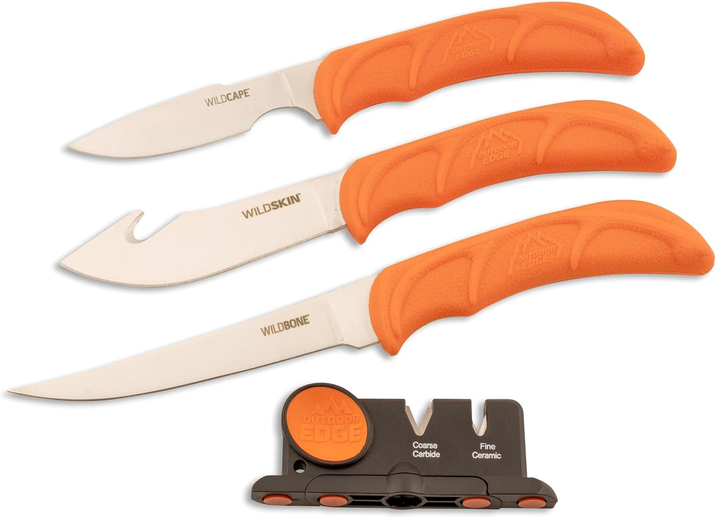 WildLite - 6-Piece Field to Freezer Hunting & Game Processing Knife Set with Gut Hook Blade, Caping Knife - Hunting Knives for Gutting Deer with Case - Deer & Elk Accessories