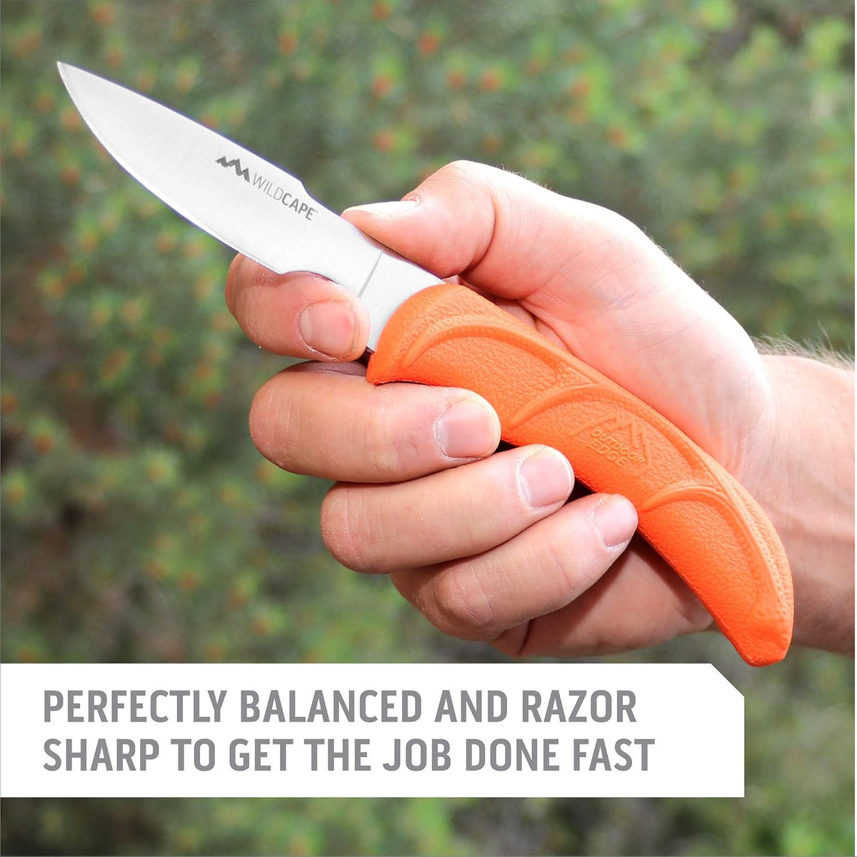 WildLite - 6-Piece Field to Freezer Hunting & Game Processing Knife Set with Gut Hook Blade, Caping Knife - Hunting Knives for Gutting Deer with Case - Deer & Elk Accessories