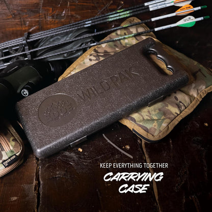 WildLite - 6-Piece Field to Freezer Hunting & Game Processing Knife Set with Gut Hook Blade, Caping Knife - Hunting Knives for Gutting Deer with Case - Deer & Elk Accessories