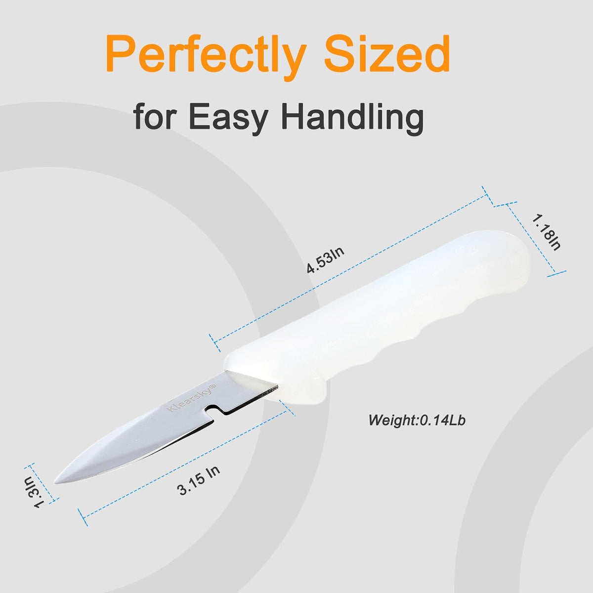 2 Pcs Oyster Knife, 2026 New Model Oyster Shucker, Premium Oyster Opener with Comfortable Non-slip Grip, Durable Solid Blade for All Kinds of Shells